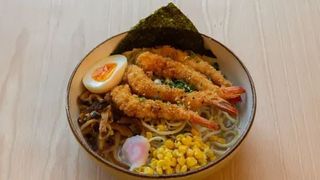 Crispy Ebi Miso Ramen 