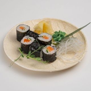 Мини-ролл с сёмгой