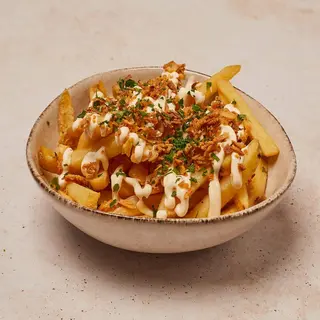 Garlic loaded fries