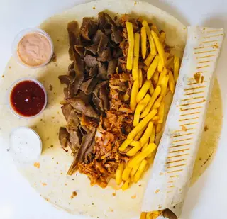 TORTILLA z frytkami Bez Surówki