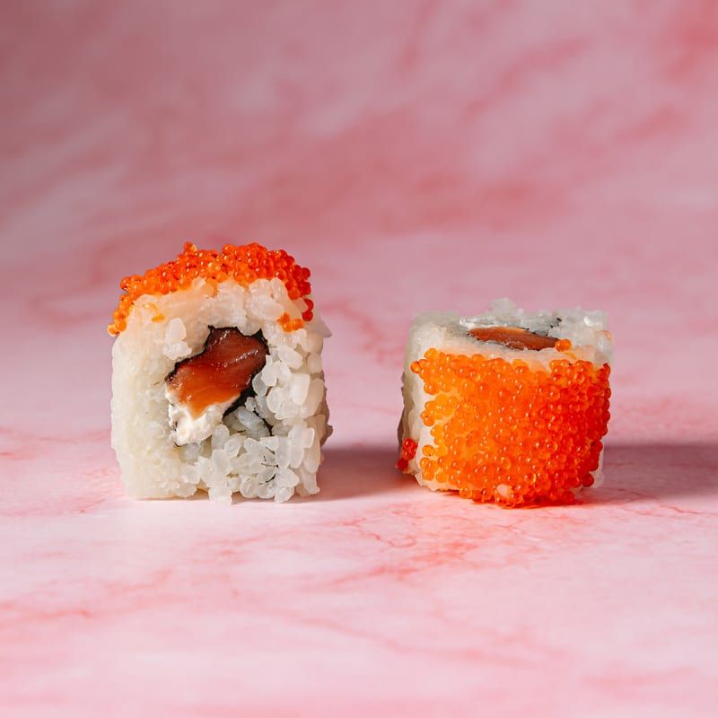 Tobiko Salmón (8 piezas)