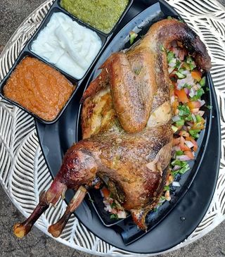 Pintade Braisée + Attiéké