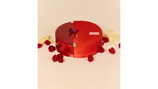 TORT BIAŁA CZEKOLADA-CHRUPIĄCA MALINA