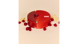 Tort Biała Czekolada Chrupiąca Malina