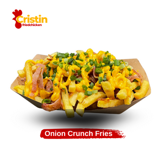 ONION CRUCH FRIES FRIES - CHEDDAR & BACON