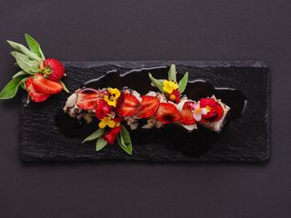 Banana chocolate roll