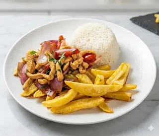 Saltado de pollo