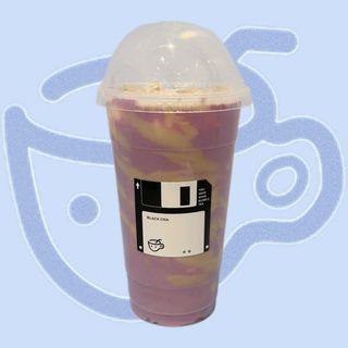 Bubble tea con purè di taro