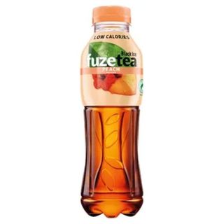 FuzeTea brzoskwiniowa z czarną herbatą i hibiskusem 0,5l