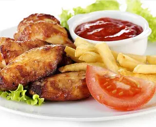Menú Plato De Alitas De Pollo Crujientes (5 Uds.)