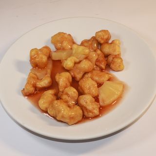 40. Pollo fritto con salsa agrodolce