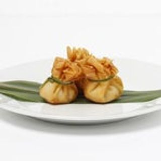 Saccottini di gamberi fritti