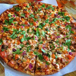 Pizza Punjab (Mediana) jamón kebab bacon queso fresco