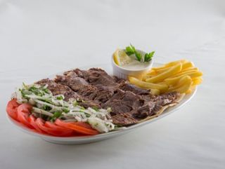 Plat chawarma viande