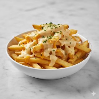 Plato De Patatas 4 Quesos