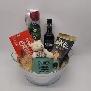 Cesta de chocolates
