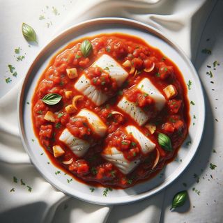 Ryba w sosie pomidorowym 250g