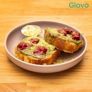 bajecznie pistacjowe tosty francuskie