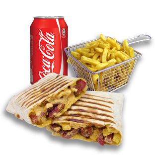 Menú Taco pollo de Kebab (XL)