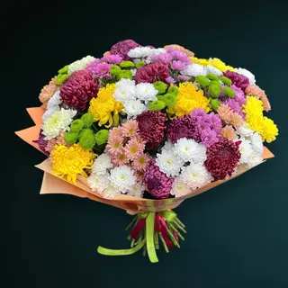 Buchet 45 Crizanteme Mixte