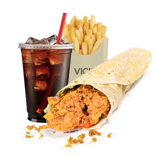 Menu chicken wrap 