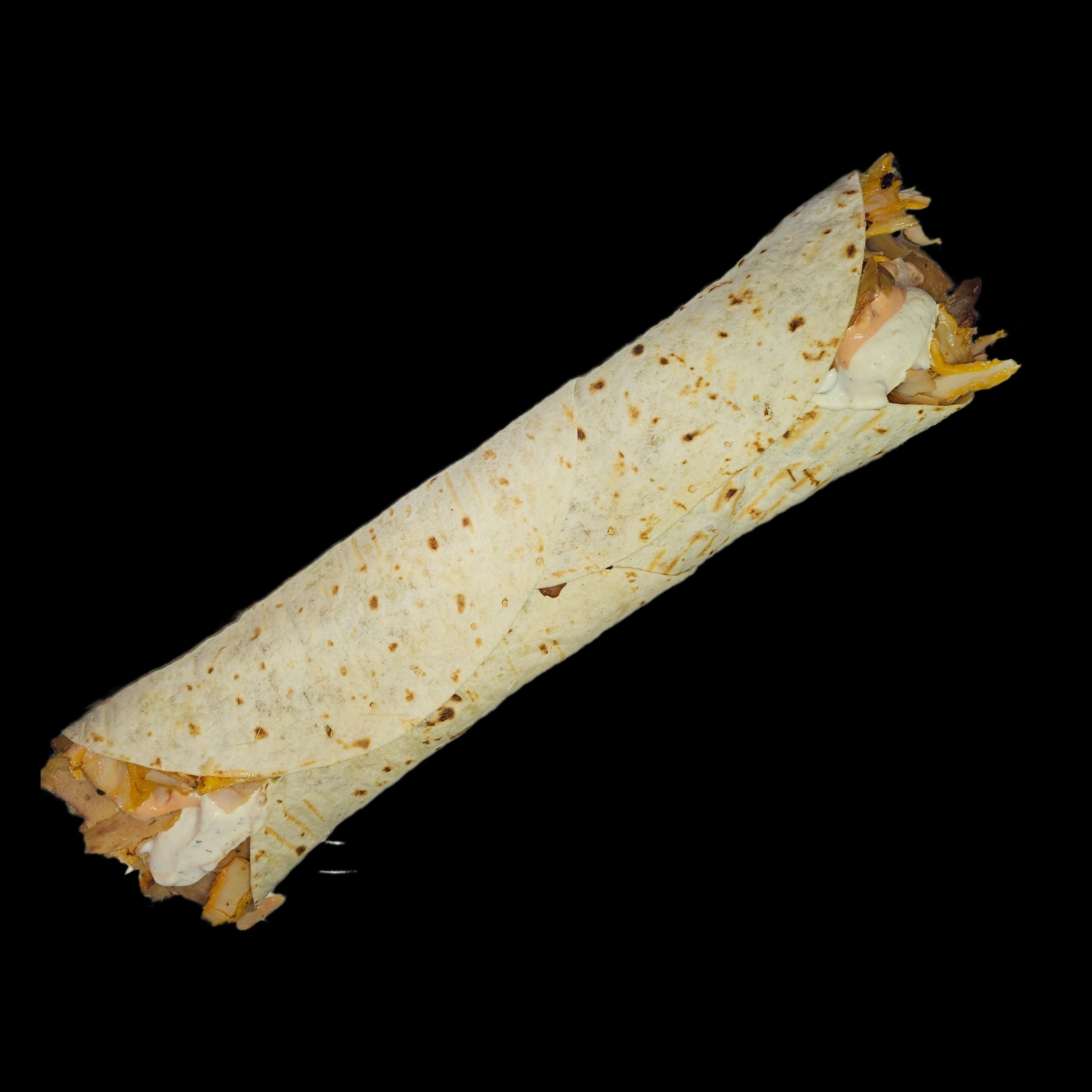 KEBAB XL SOLO CARNE DOBLE PAN TORTA
