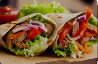 Menu piadina kebab
