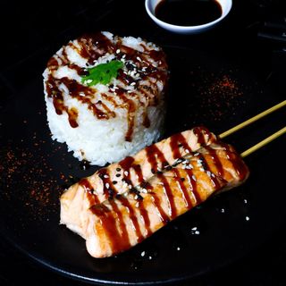 Yakitori  Saumon Grillé