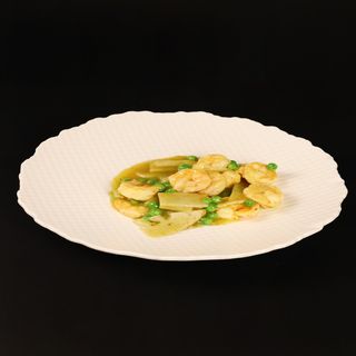 188. Gamberi con salsa al curry