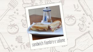 Sandwich de Carne, Queijo e Pimento