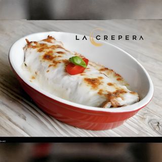 3.Clătită cu ragu Bolognese gratinată la cuptor