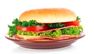 Хамбургер шпеков салам и кашкавал (350г)