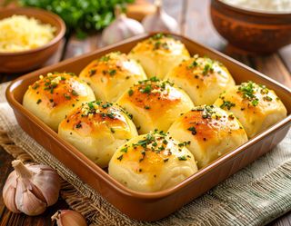 Pampuške sa belim lukom / Пампушки с чесноком