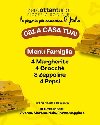 [LIMITED EDITION] Menù Famiglia