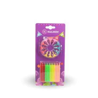 Свечи для торта.1 упак*24 штуки.Длина 6 см.