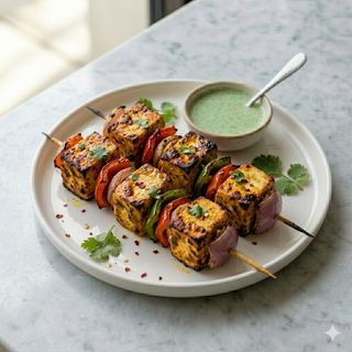 Paneer Tikka Shashlik
