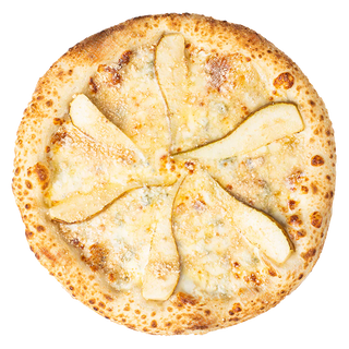 Піца з грушею та горгондзолою