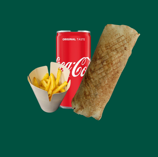 Daily rollo z serem średnie +frytki +napój