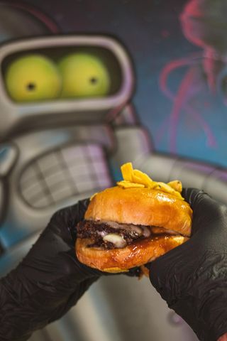 Hamburguesa Bender s bbq