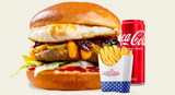 Меню Чикаго Бургер + Картофки (150г) + Coca-Cola (330мл)