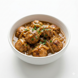 Albóndigas En Salsa De Cebolla (6 Uds.)