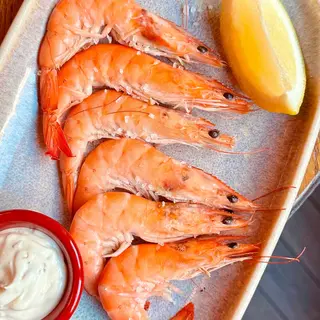 Langostinos con salsa tártara