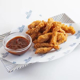 Tiras de pollo crujientes