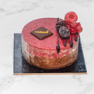 Tortina 1/2 persone gelato fondente e frutti di bosco monoporzione