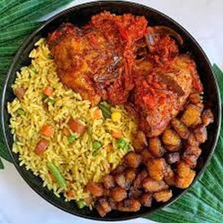 The B&B Stir Fried Rice with Peppered Chicken