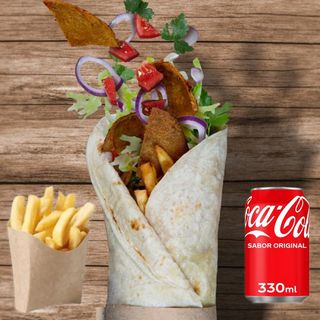 Menú Durum vegano seitan 