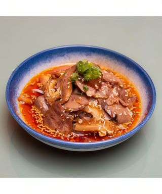 Ternera y callos en salsa picante Sichuan - 夫妻肺片