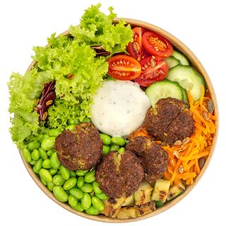 Falafel Tahini Vegan Salad