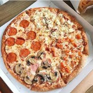  Pizza 4 estaciones (33 cm.)