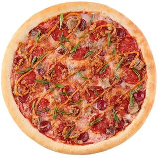 Піца Ковбаски Спайсі 520г (гостра)